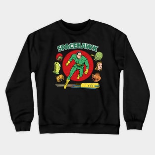 Spacehawk Vintage Art Crewneck Sweatshirt